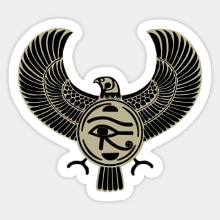 Egyptian mythology bird figure Sticker